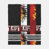 Abstract , etnisch , creatief fleece deken (Voorkant)