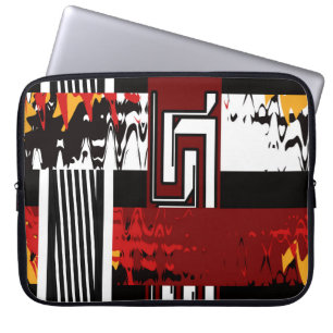 Abstract , etnisch , creatief laptop sleeve