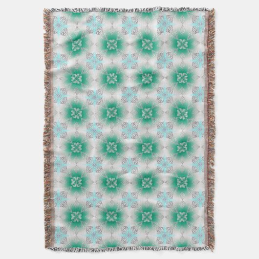 abstract etnisch patroon deken (Voorkant Verticaal)