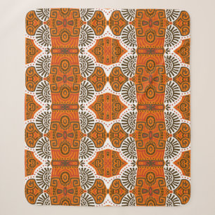 Abstract etnisch: trendy boho. sherpa deken