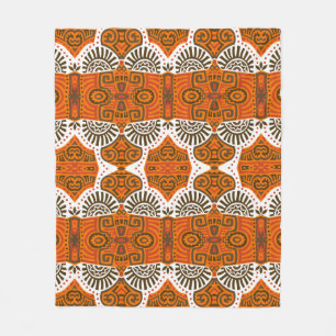 Abstract Etnische vintage Naadloos Patroon. Trendy Fleece Deken