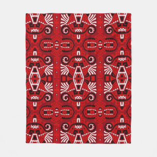 Abstract Etnische vintage Naadloos Patroon. Trendy Fleece Deken