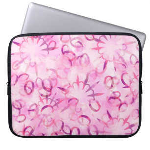 Abstract etnische vormgeving. Waterverf backgro Laptop Sleeve