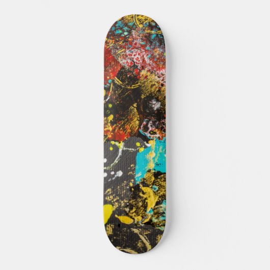 Abstract expressionisme #1 Skateboard (Voorkant)