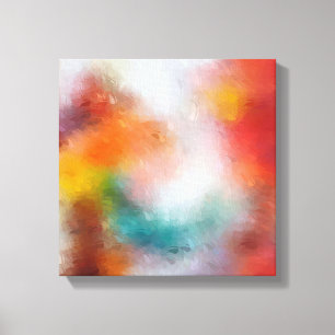 Abstract expressionisme canvas afdruk