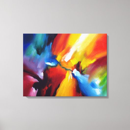 Abstract expressionisme canvas afdruk (Voorkant)