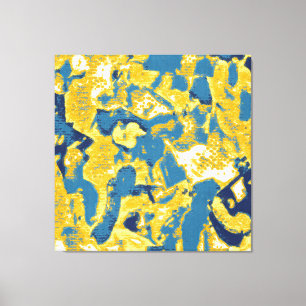 Abstract expressionisme canvas afdruk