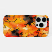 Abstract expressionisme iPhone hoesje (Achterkant horizontaal)