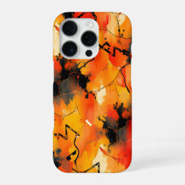 Abstract expressionisme iPhone 16 pro hoesje