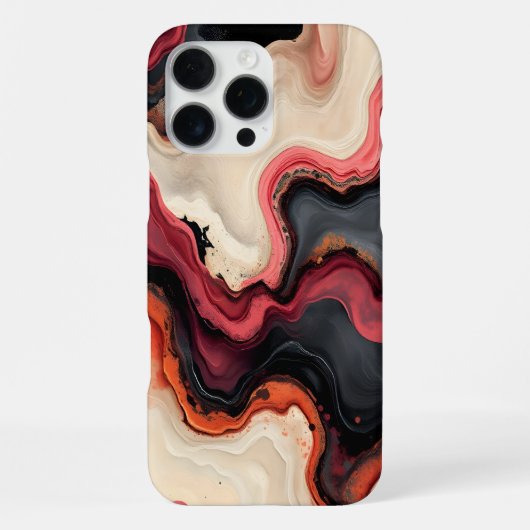 Abstract expressionisme iPhone hoesje (Achterkant)