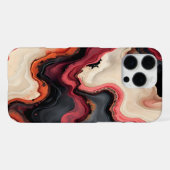 Abstract expressionisme iPhone hoesje (Achterkant horizontaal)