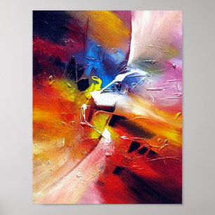 Abstract expressionisme Kunst schildert hedendaags Poster