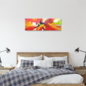 Abstract expressionisme schilderen canvas afdruk (Insitu (Slaapkamer))