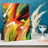 Abstract expressionisme schilderen fotoplaat (Zijkant)