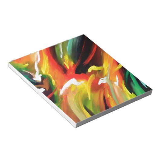 Abstract expressionisme schilderen notitieblok (Schuin)