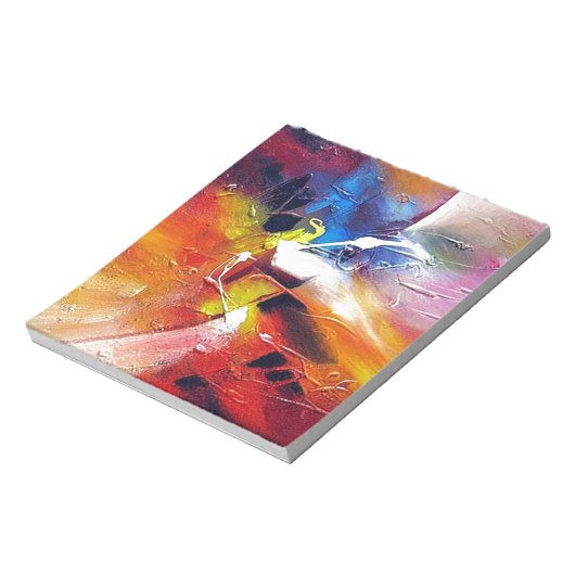 Abstract expressionisme schilderen notitieblok (Gedraaid)