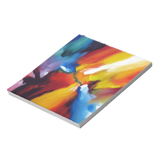 Abstract expressionisme schilderen notitieblok (Gedraaid)