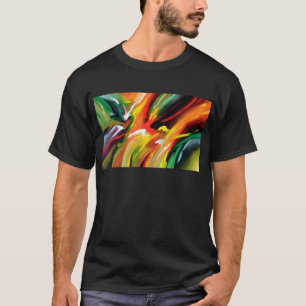 Abstract expressionisme schilderen t-shirt