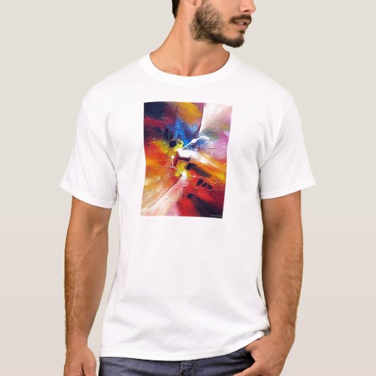 Abstract expressionisme schilderen t-shirt (Voorkant)