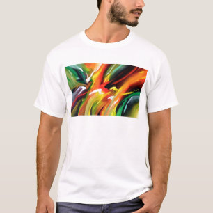 Abstract expressionisme schilderen t-shirt