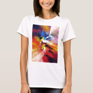 Abstract expressionisme schilderen t-shirt