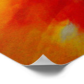 Abstract Expressionisme Schilderij van Serdar Hizl Poster (Hoek)