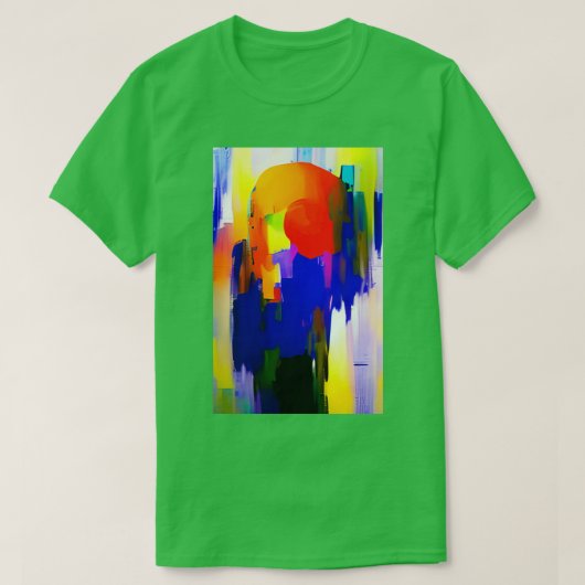 Abstract expressionisme Wallpaper 6 T-shirt (Design voorkant)