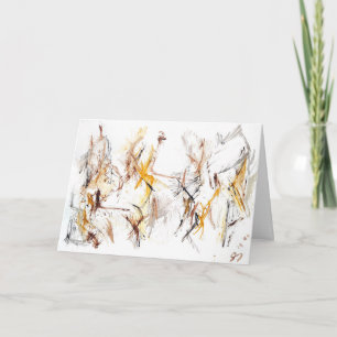 Abstract Expressionisme Zachte Aanmoedigingskaart Kaart