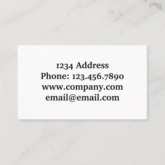 Abstract Faded American Flag Company Naam Visitekaartje (Achterkant)