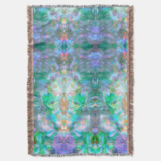 Abstract Fantasy Pattern Elegant Zacht Deken (Voorkant Verticaal)