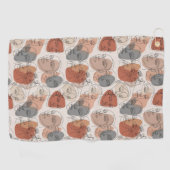 Abstract Feminine Face Pattern Golfhanddoek (Horizontaal)