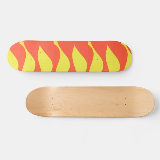 Abstract Fire Skateboard Deck (Horz)