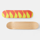 Abstract Fire Skateboarddek Skateboard (Horizontaal)