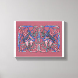 Abstract Flame Weaver Canvas Afdruk