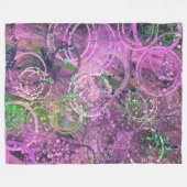 Abstract Fleece Deken (Voorkant (Horizontaal))