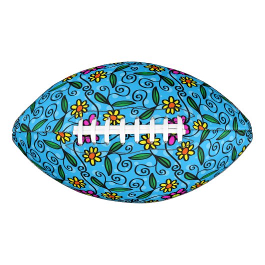 Abstract Floral Football (Voorkant)
