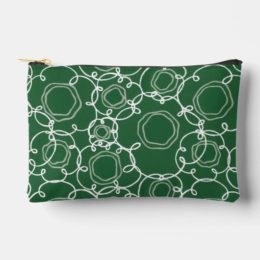 Abstract Floral Matrix (Dark Green) Fine Art Etui (Voorkant)
