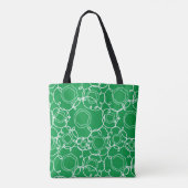 Abstract Floral Matrix (Green) Fine Art Draagtas (Achterkant)