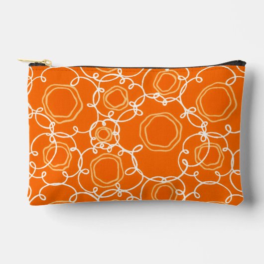 Abstract Floral Matrix (Orange) Fine Art Etui (Voorkant)
