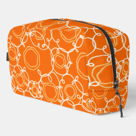 Abstract Floral Matrix (Orange) Fine Art Toilettasje