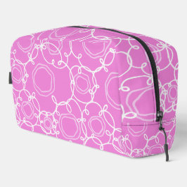 Abstract Floral Matrix (Soft Pink) Fine Art Toilettasje