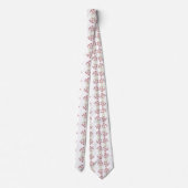 Abstract floral Neck Tie Stropdas (Achterkant)