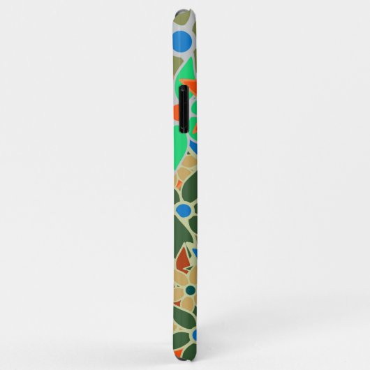 Abstract Floral Pattern Case-Mate iPhone Case (Achterkant/rechts)