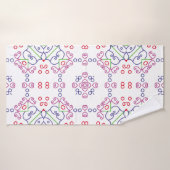 Abstract floral pattern designabstract, art, home (Serviette de bain)