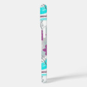 Abstract Floral Retro Swirls Case-Mate iPhone Case (Achterkant / Links)