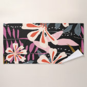 Abstract floral surface pattern seamless backgroun (Serviette de bain)