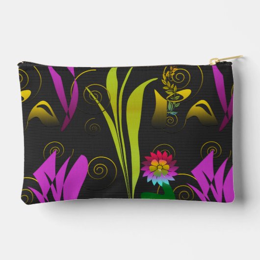 Abstract Floral with Spirals 1 Etui (Achterkant)