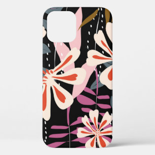 Abstract floreel oppervlak patroon naadloos iPhone 12 hoesje