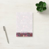 Abstract floreel patroon met vogels post-it® notes (Kantoor)
