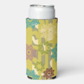 Abstract Flower and Camouflage Stripes Pattern (Seltzer Achterkant)
